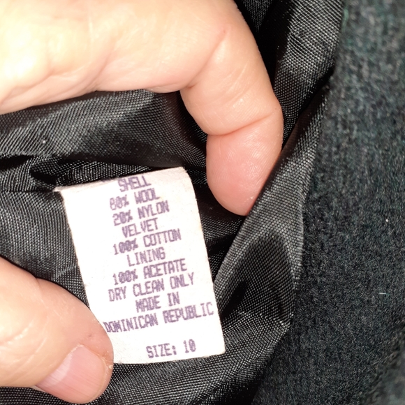 Spoiled Bebe Green WoolVelvet Kid Winter Long Double Breasted Girl… - Picture 4 of 6